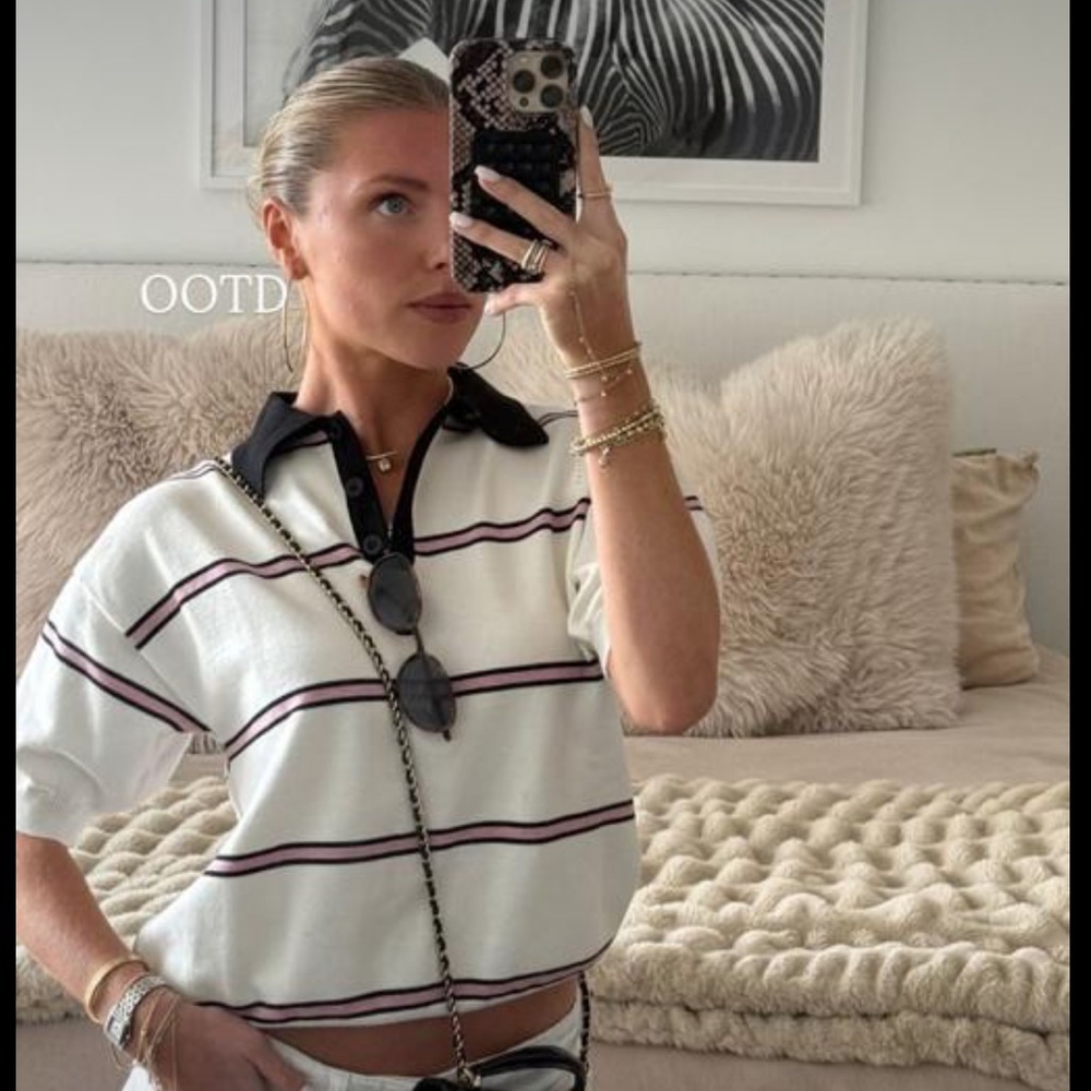 All the way polo top